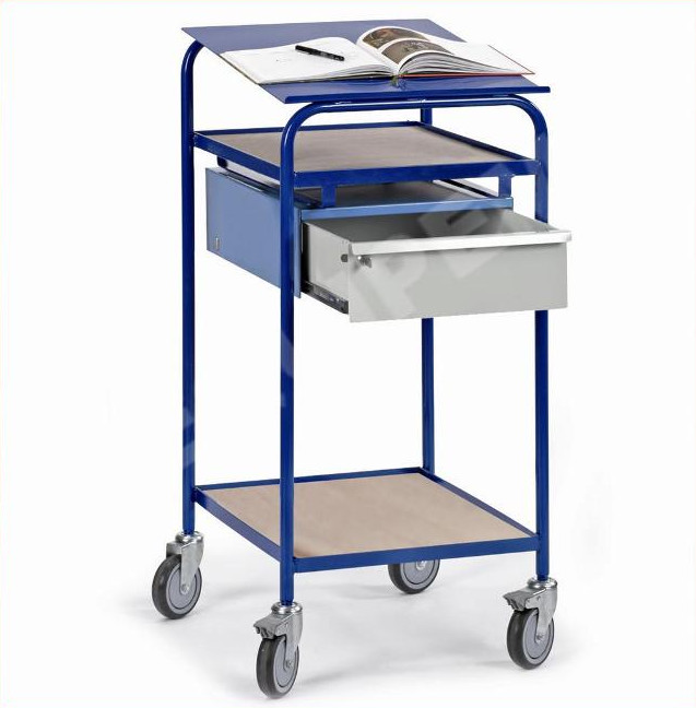 m servante pupitre 1 tiroir individuel 2 etageres