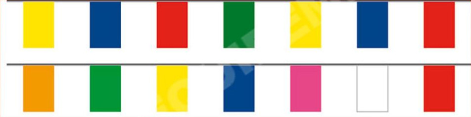 m guirlande pavillons multicolores