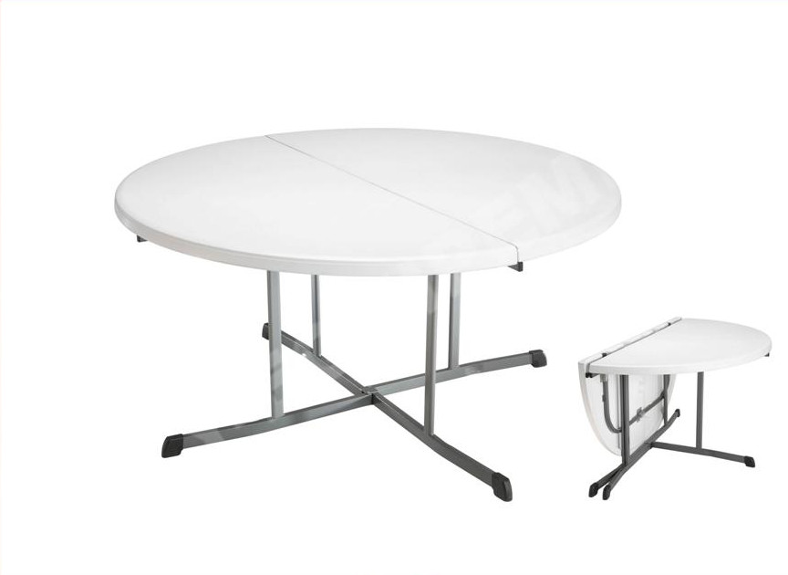 m table pliable en 2 ronde 152 m table pliable en 2 ronde 152